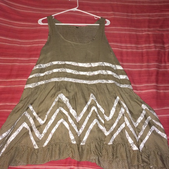 Trapeze style dress.