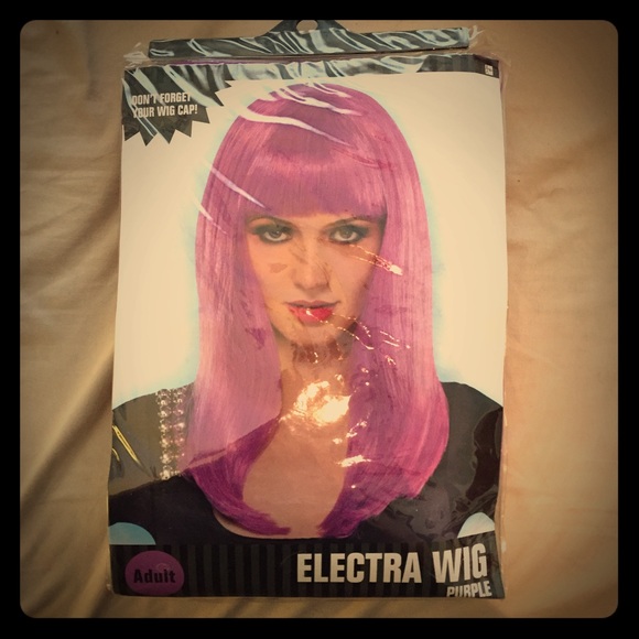 Purple Electra wig