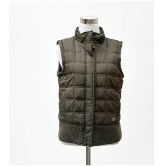 american eagle puffer vest