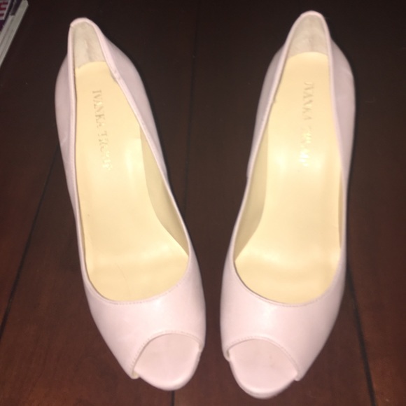 Champagne colored Ivanka Trump shoes worn twice