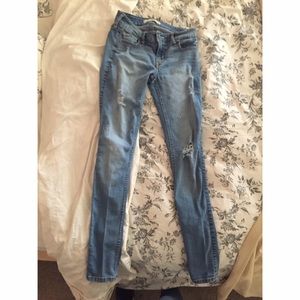 Hollister ripped jeans