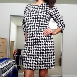 Houndstooth dress