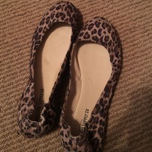 Cheetah print flats