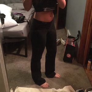 Black Lululemon Groove Pant