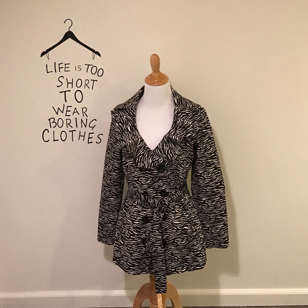 🌴HPx2🌴Animal Print Trench Coat FINAL PRICE
