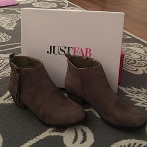 Suede boots light brown