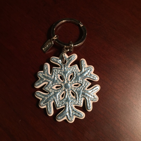 Coach Snowflake Keychain!