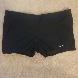 Black Nike spandex shorts NWOT