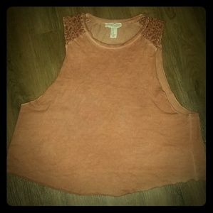 NWOT Forever 21 swing lace tank top