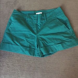 Greenish blue shorts from New York and Company