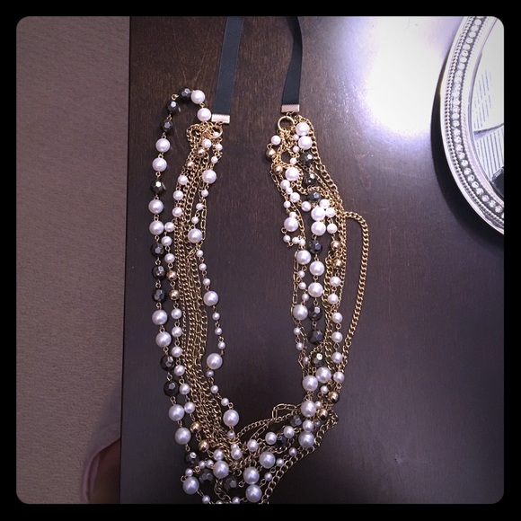 Long statement necklace