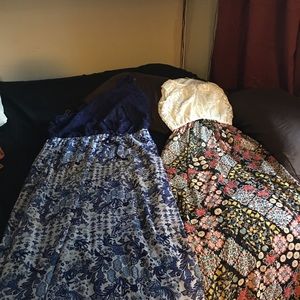 Two long dresses size XL.