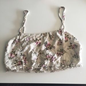 Brandy Melville floral bralette