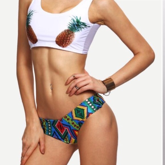 Tribal Print Mix & Max Bikini Set