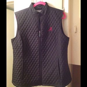 Black Quilted Alabama Vest