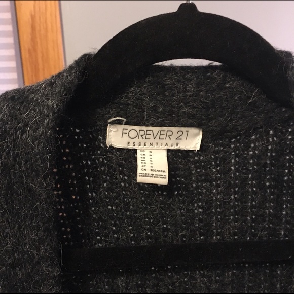 Forever 21 long grey cardigan - Picture 3 of 3