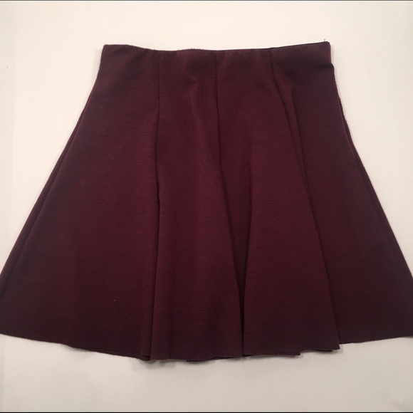 Maroon Skater Skirt