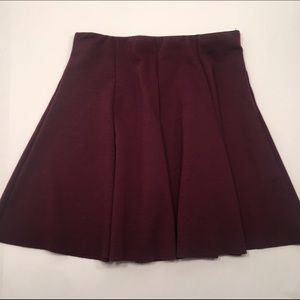 Maroon Skater Skirt