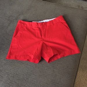 Never been worn, red, Tommy Hilfiger shorts.