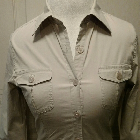Wet Seal Tops - Sold Wet Seal Cotton/Spandex Form Fitting Blouse