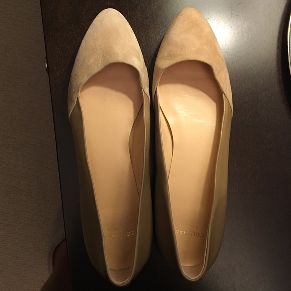 Cole Haan two toned flats