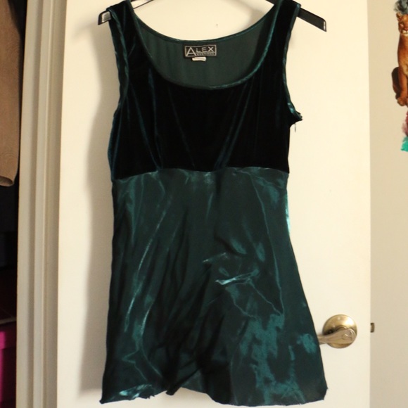 Vintage Emerald Mini Dress