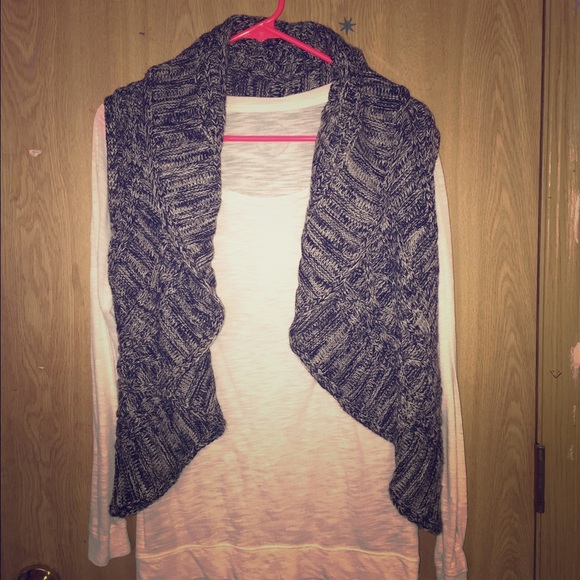 Gray Knit Vest