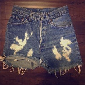 Vintage Levi's High Waist Shorts