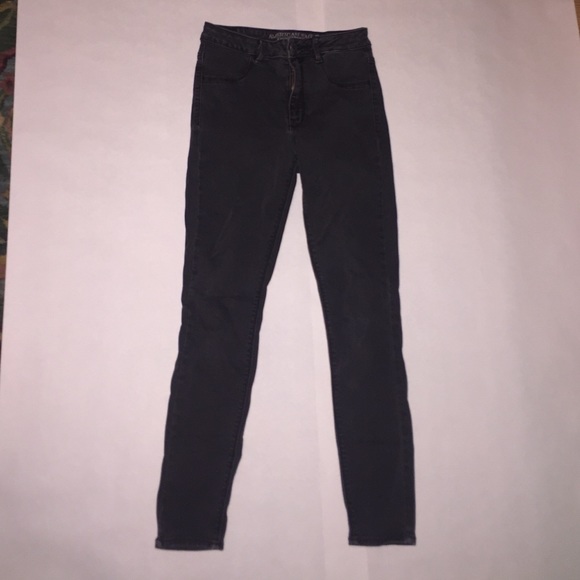 American Eagle Black Sky High Jeggings