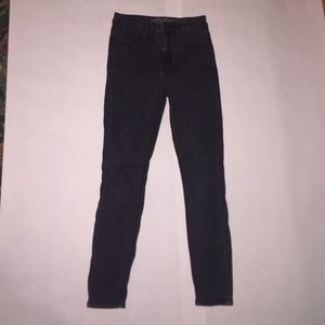 American Eagle Black Sky High Jeggings