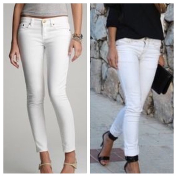 j crew white toothpick jeans
