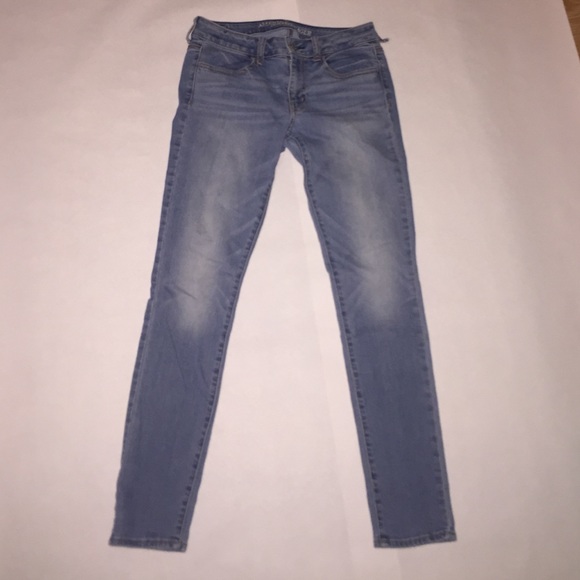 American Eagle light blue jeggings