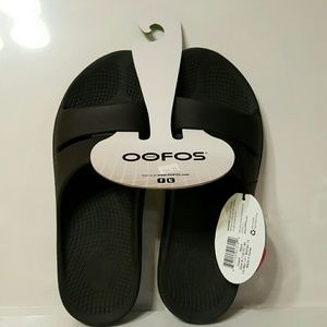 Unisex Oofos Black Size 13 Men 15 Women