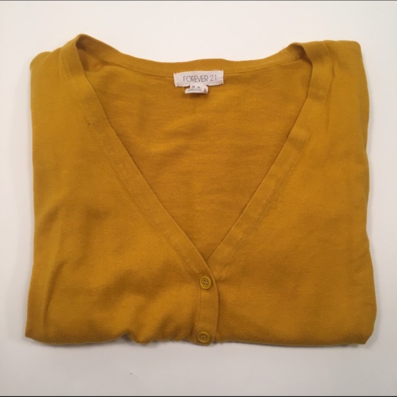 Mustard Cardigan