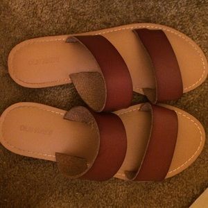 Double strapped sandals