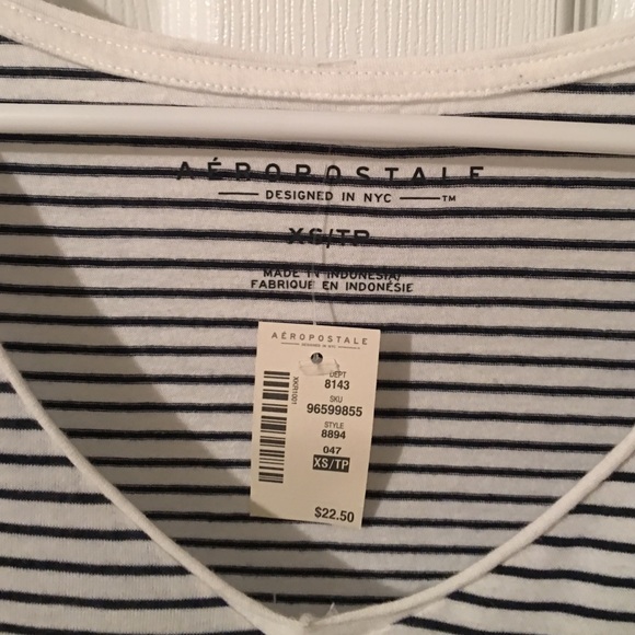 Aeropostale Striped Tee XS - Picture 2 of 3