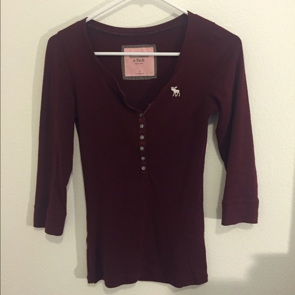 Maroon Henley