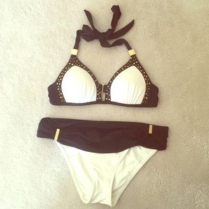 Victoria Secret Black & White Bikini Victoria Secret Black & White Bikini