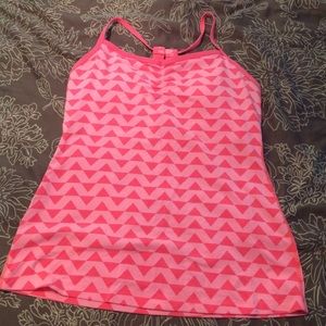 Lucy built in bra workout shirt