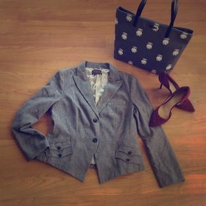Oliver grey wool blazer