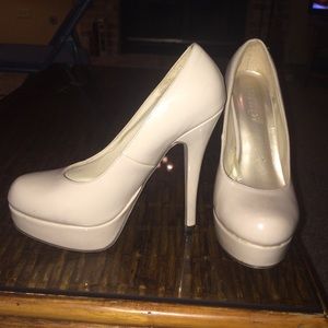 Beige, forever 21 high heels