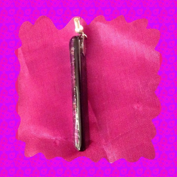 MULTI COLORED GLASS EARRINGS. - Picture 3 of 4