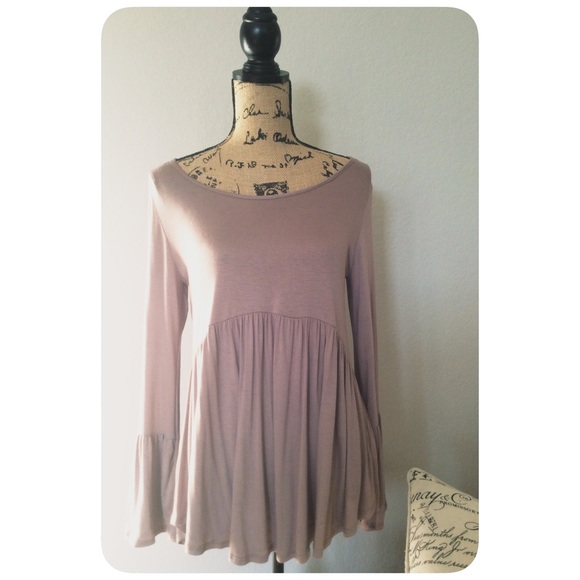 Mocha Bell Sleeved Tunic❤️ - Picture 3 of 4