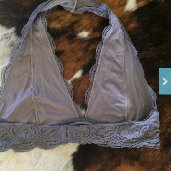 Lace BRALETTE, halter lace BRALETTE , GRAY BRA😍😍 - Picture 4 of 4