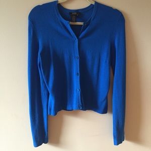 BCBG MaxAzria blue cardigan