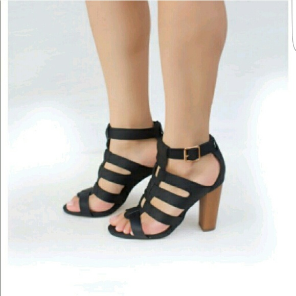 Shoes - Heeled sandal,  open toe bootie
