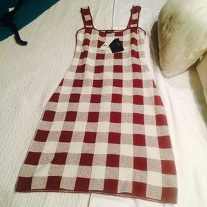 SOLD - NWT Theory Plaid Stonemarl Dress