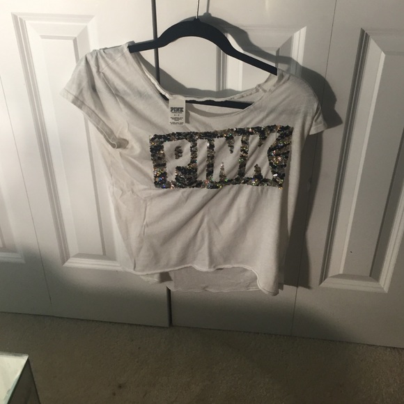 Victoria secrets pink BLING SHIRT