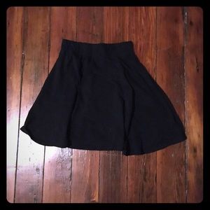Black skater skirt