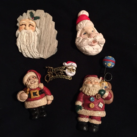 Set of Santa pins